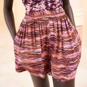 Ulla Johnson Multicolor High Waist Shorts